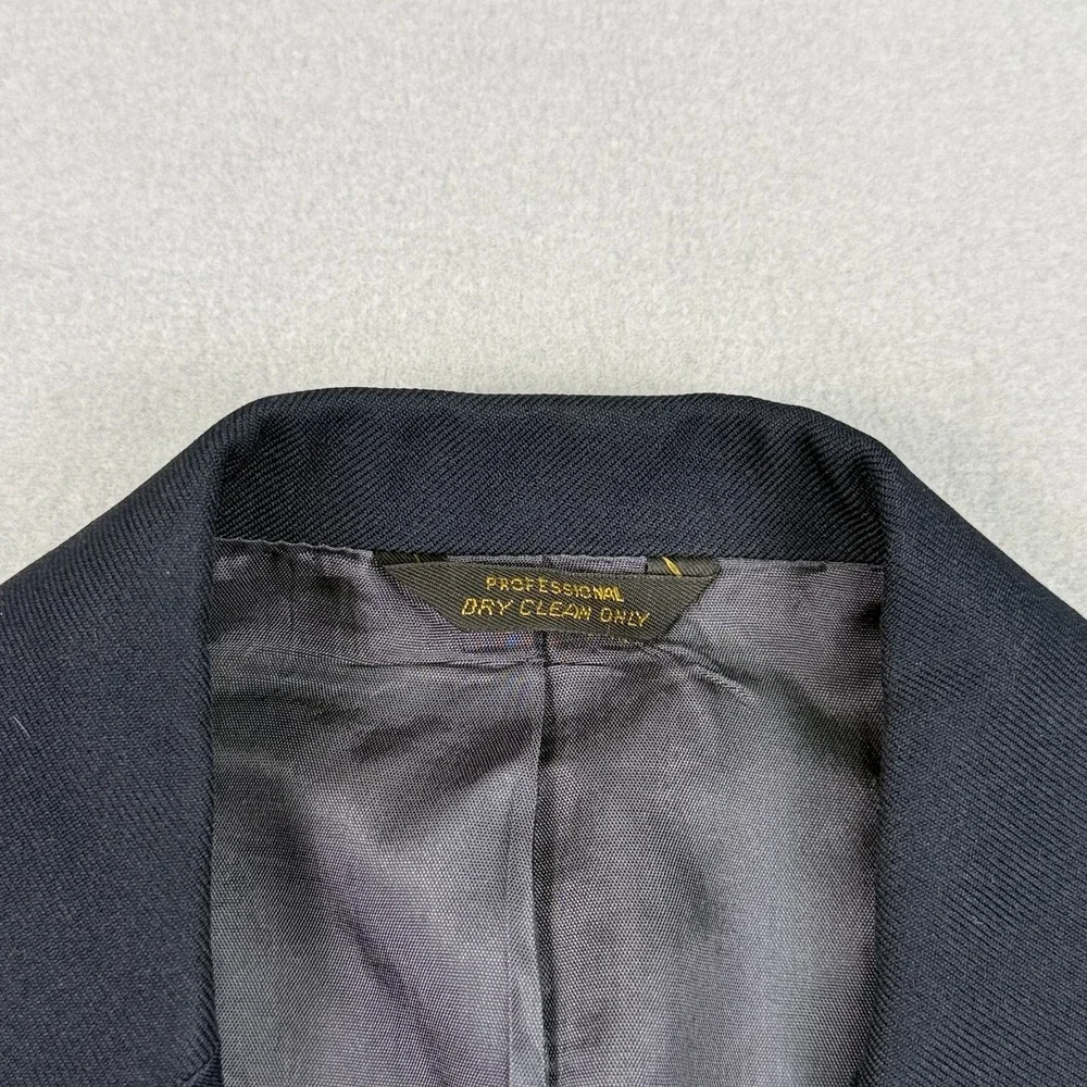 Vintage Panatela Levis Blazer Mens 40L Navy Blue Sport Coat Jacket 2 Button USA‎